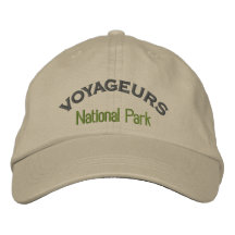 Voyageurs nationalpark broderade baseball kepsar