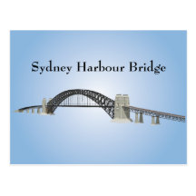 Vykort: Den Sydney hamnen överbryggar