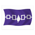 Vykort för IroquoisConfederacy flagga