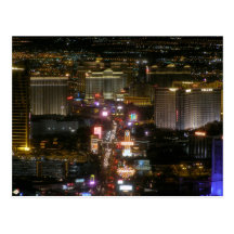 Vykort för Las Vegas remsaflygbild