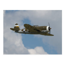 Vykort för Thunderbolt P-47