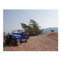 Vykort för Turkiet JeepSafari