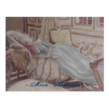 Vykort/inbjudningar för drottningMarie Antoinette 