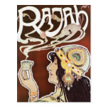 Vykort:  "Rajah kaffe" vid Privat Livemont