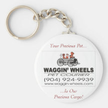Waggin rullar nyckelringen