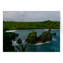 Waianapanapa delstatspark, Maui Hälsningskort