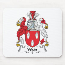 Wain familjvapensköld mus mattor