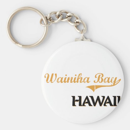 Wainiha fjärdHawaii klassiker Nyckelring