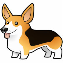 Walesisk Corgi för tecknadPembroke Acrylic Cut Out