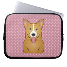 Walesisk Corgitecknad för Pembroke Laptopskydd