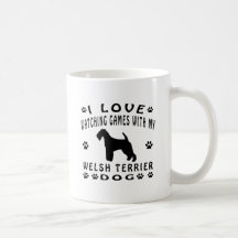 Walesisk Terrierhund design Muggar