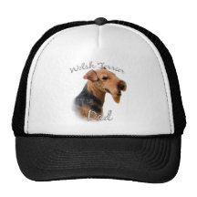 Walesisk Terrierpappa 2 Trucker Kepsar