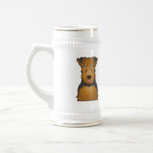 Walesisk Terriertecknad Kaffe Kopp