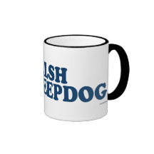 WALESISKA SHEEPDOG_blue Kaffe Kopp