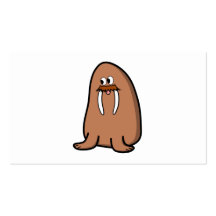 Walrus. Visitkort Mall