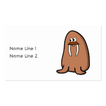Walrus. Visitkort Mall