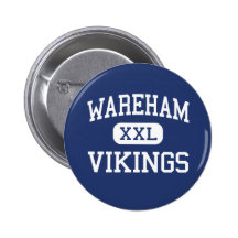 Wareham - Vikings - pensionär - Wareham Massachuse Knappar Med Nål