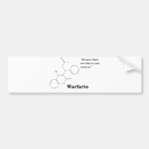 Warfarin (tunnare blod) bildekaler