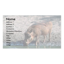 Warthog Visitkort Mallar