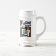 Washboarden slösar vintagesongbooken täcker kaffe kopp