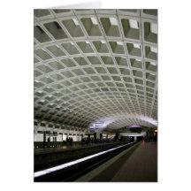 Washington DC-Metro Hälsningskort
