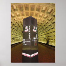 Washington för station för maringårdMetro DC Print