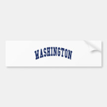 Washington högskola bildekal