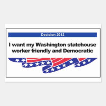 Washington klistermärke