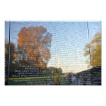 Washington monument som reflekterar på den Vietnam Foto