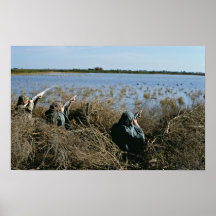 Waterfowljakt Affisch