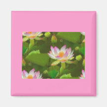 waterlilly magnet kylskåpmagneter