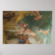 Watteau Jean-Antoine konst Posters