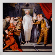Watteau Jean-Antoine konst Posters