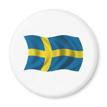 Wavy Sverige sjunker Kylskåpmagneter