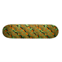Webby randar för tecknad skateboards