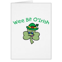 Wee bet O'Irish Hälsnings Kort