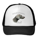 Weimaraner pappa 2 baseball hat
