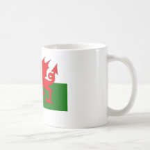 welsh flagga kaffe muggar