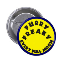 werewolf furry freaky every full moon anstecknadel