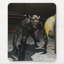 Werewolf i avklopp musmattor