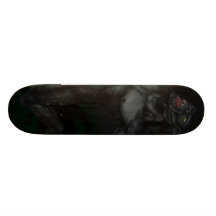 Werewolf Lycan som tjuter och skäller på månen Skateboard