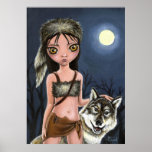 Werewolfflickatryck Posters