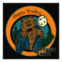 Werewolfhalloween festinbjudan
