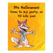 Werewolfhalloween festinbjudan