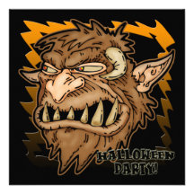 Werewolfhalloween festinbjudan