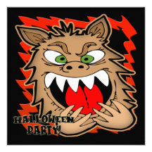 Werewolfhalloween festinbjudan
