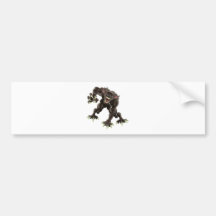 Werewolfillustration Bildekaler