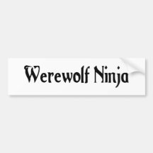 WerewolfNinja bildekal