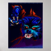 Werewolftryck Print