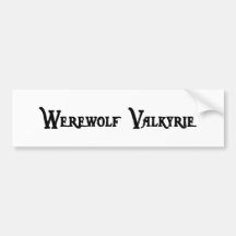 WerewolfValkyrie bildekal